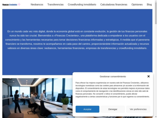 finanzascrecientes.com